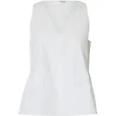 Selected Blair Peplum Ärmlös V-ringad T-shirt