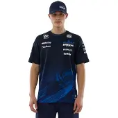 New Era Williams F1 Tech T-Shirt, blå