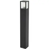 LUCANDE Pollare uthomus Klemens , dimbar, Svart, Aluminium / grå / zink, Modern, Utomhuslampa