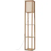 LINDBY Golvlampa , Birta, Trä, Vardagsrum, Trä, Modern