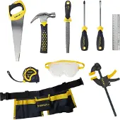Stanley Jr. Verktyg - 10 Delar - Gul - Stanley Jr. - One Size - Verktyg