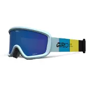 Giro junior vinterglasögon CHICO 2.0 LIGHT BLUE BLOCKS (färgad spegellins GREY COBALT 8–18% S3) (NY 2025/2026)