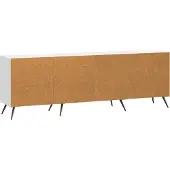 vidaXL TV-skåp Vit högglans 150 x 31 x 50 cm Konstruerat trä