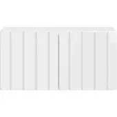 vidaXL Väggmonterad TV-bänk Vit högglans 59,5 x 31 x 30 cm