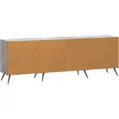 vidaXL TV-skåp Betonggrå 150 x 31 x 50 cm Konstruerat trä