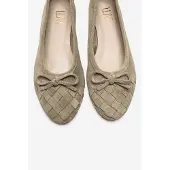 Forever & Always Nopos Läder Cap Toe Ballerina