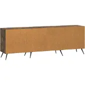 vidaXL TV-skåp Rökt ek 150 x 31 x 50 cm Konstruerat trä