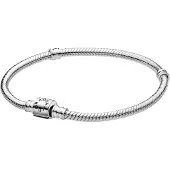 Pandora Moments Barrel Clasp Snake Chain armband 594596C00-18