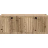 vidaXL Väggmonterad TV-bänk Väggmonterad Artisan-ek 78,5 x 31 x 30 cm