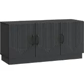 vidaXL TV-skåp Svart 99 x 34,5 x 47 cm Konstruerat trä