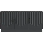 vidaXL TV-skåp Svart 99 x 34,5 x 47 cm Konstruerat trä