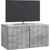 vidaXL Väggmonterad TV-bänk Väggmonterad Betonggrå 59,5 x 31 x 30 cm