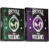 Disney: Bicycle(r) Disney Villains (Green & Purple) Playing Cards