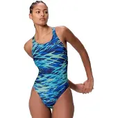 Speedo Hyperboom Print Medalist Baddräkt