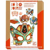 Djeco Maskuppsättning - DIY - Super Robots - - One Size - Kreativt lekset