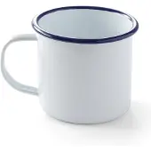 Super Merchant Emaljerad mugg med handtag, vit, 360 ml, Hendi 621295