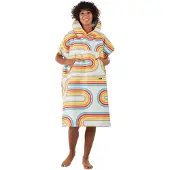 PackTowl - Hygien och skydd - Poncho Retro Curve för Unisex - Storlek S/M - Beige