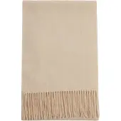 GOBI Cashmere Halsduk 'Unisex Cashmere Fringed Scarf' beige