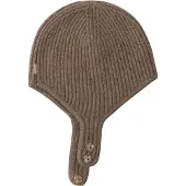 GOBI Cashmere Mössa 'Knitted Aviator Cap' taupe