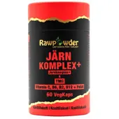 Rawpowder Järn Komplex+ 60 kapslar