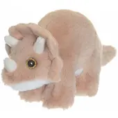 Teddykompaniet Dino Triceratops Aprikos Liten