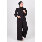Turkishsouq Pärl Detailed Jumpsuit-klänning Svart