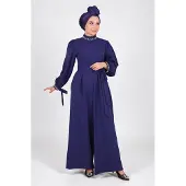 Turkishsouq Pärl Detailed Jumpsuit-klänning Indigo