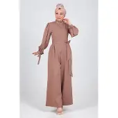 Turkishsouq Pärl Detailed Jumpsuit-klänning Mink