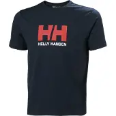 Helly Hansen för män. 54596 T-shirt Logo 3.0 marinblå (S), Casual, Bomull, Kort ärm, Marino