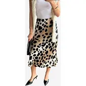MixRay Leopardmidikjol