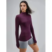 Busem Slim Fit Halvpolokrage Blus