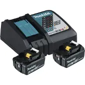Makita Tillbehörsset 197570-9; 18 V; 2x5,0 Ah batt.
