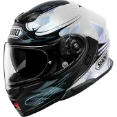 Shoei NEOTEC3 Breeze TC-2 Fällbar Hjälm Vit/Svart/Blå L Unisex hvid