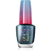 OPI RapiDry All Dry n Mighty | Mörkblå Shimmer Snabbtorkande Nagellack | Vegansk, Fläckfri, Snabbtorkande