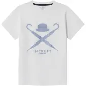 Hackett Diamond Logo T-shirt Med Korta ärmar