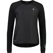Mons Royale Tarn Merino Bike Wind Long Sleeve Jersey black, S