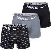 Nike Underwear Boxershorts grå / svart / vit
