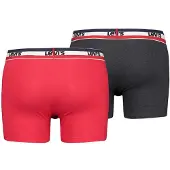 Levi's Brief Boxershorts 2-pack Grå Antracit Röd Storlek