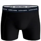Björn Borg Boxershorts Bomull Stretch 3-pack Svart Storlek