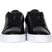 Armani Exchange för kvinnor. XW000295AF11912UC001 Träningsskor i svart läder (39), Hud, Karta, Nyckelband, Casual