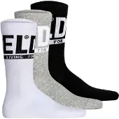 Diesel Sockor 'SKM-RAY' gråmelerad / svart / vit
