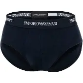 Emporio Armani för män. EM000258_AF14132 Set om 3 st marinblå stretchiga stickade trosor (XL), Hemkläder, Bomull, Marino