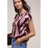 Street One Blus mauve / röd