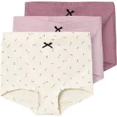 Name it Hipstertrosor - Noos - NmfTights - 3-pack - Smörkräm - - 4 år (104) - Hipstertrosor