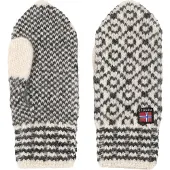 Devold Svalbard Wool Mitten Offwhite/Anthracite