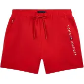 Tommy Hilfiger Underwear Badshorts marinblå / körsbärsröd / vit