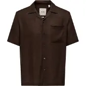 Only & Sons Skjorta 'ONSLaurence' mörkbrun