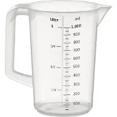 Aps Målekande 1 liter med hank Ø120xH165 mm Polypropylen
