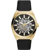Fossil Everett Automatisk Svart Urtavla Herrklocka Artikelnr.ME3208 svart