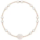 Swarovski Remix Collection Magnetiskt Spänne Imitationskristall Armband Damarmband Vit Roséguld 5451037 M
